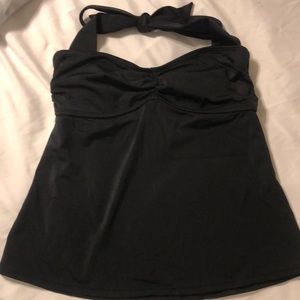 Jaclyn Smith Black Swim Top
